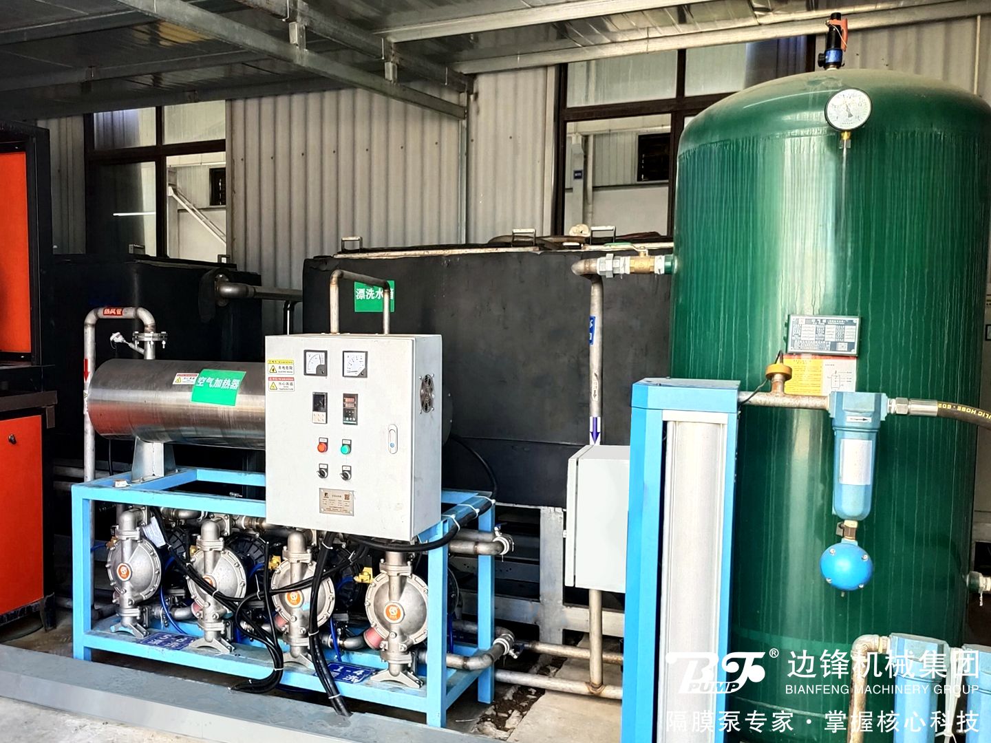 邊鋒大流量隔膜泵高壓輸送方案，為工業(yè)設(shè)備清洗排憂解難